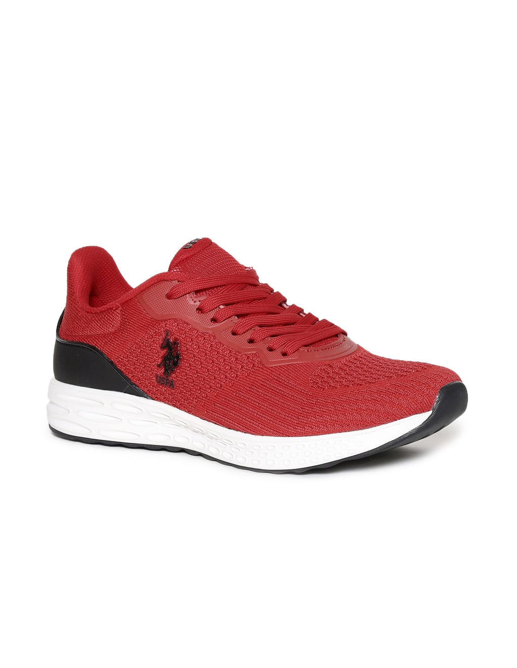 Polo Ralph Lauren hi top court lux sneakers in black/red with pony logo |  ASOS